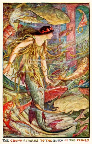 Picture Of Mermaids In Andrew Lang's Fairy Books